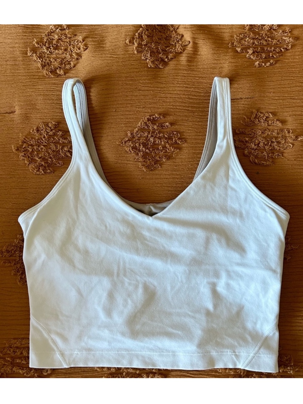 lululemon align White Crop Tank